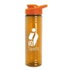 Garyline® Slim Fit Bottle with Drink-Thru Lid - 24 oz. - Transparent orange